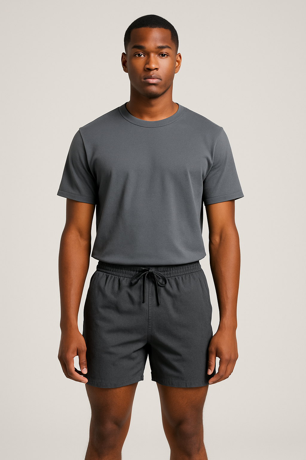 SYLLA Run Short — Charcoal